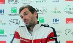 Coupe Davis 2015 - Julien Benneteau : "Si je joue en double avec Mahut ou Roger-Vasselin ce sera une première"