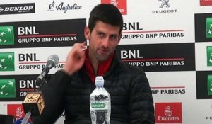 ATP - Rome 2016 - Djokovic : message aux jeunes, attention quand vous nettoyez vos semelles !