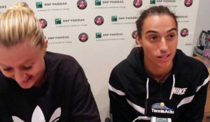 Roland-Garros 2016 - Caroline Garcia et Kristina Mladenovic : "C'est historique d'être en finale à Roland-Garros"