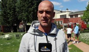 Roland-Garros 2016 - Cyril Saulnier le co-entraineur français de la Canadienne Eugénie Bouchard