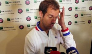 Roland-Garros 2016 - Richard Gasquet : "La surface m'a fait mal ce mercredi contre Andy Murray"
