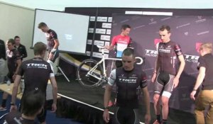 Tour de France 2014 - Andy Schleck avant le Grand Départ face à la presse