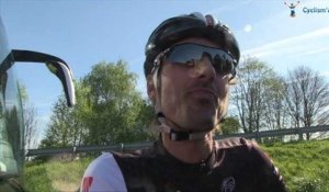 Fabian Cancellara lors des reconnaissances de Paris Roubaix 2014