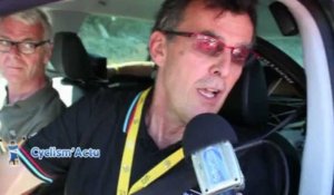 Tour de France 2013 - Alain Gallopin : "Super de prendre le maillot jaune"