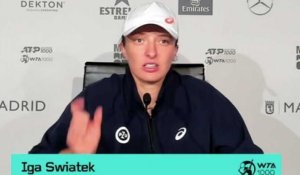WTA - Madrid 2021 - Iga Swiatek : "Ash Barty ? I just happy that I going to play world No. 1"