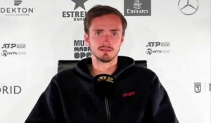 ATP - Madrid 2021 - Daniil Medvedev : "I feel fit, that's the first thing, because otherwise I would not come here"