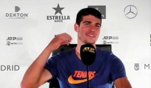 ATP - Madrid 2021 - Carlos Alcaraz :  "I always wish to play against Rafa, learn from him, I don't know how to describe this feeling now, Is a dream come true"