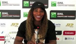 WTA - Rome 2021 - Serena Williams : "Everything has been going pretty good ! I feel pretty good"