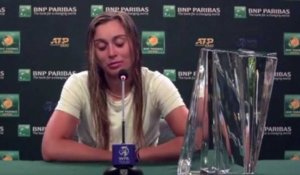 WTA - Indian Wells 2021 - Paula Badosa : "..."