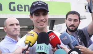 "Un rêve d'être numéro 1 mondial", se réjouit Alcaraz à son arrivée à Valence