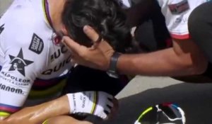 Tour d'Espagne 2022 - Julian Alaphilippe chute sur la 11 e étape ! Abandon, clavicule touchée... les Mondiaux compromis ?