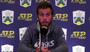 ATP - Rolex Paris Masters 2021 - Hugo Gaston : " Je fais un bon tournoi pour l'instant, mais j'espère ne pas m'arrêter là"