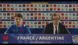 Rugby: France-Argentine, un match "indécis jusqu'au bout", estime Galthié