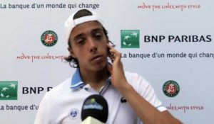 Roland-Garros 2022 - Arthur Cazaux : "Je n'ai pas été au niveau et ma pubalgie s'est réveillé donc ça me saoule !"