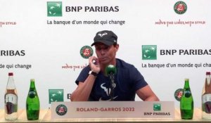 Roland-Garros 2022 - Rafael Nadal : "If we don't like what we do, that's another story"