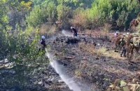Roubaix : un feu de broussailles dans un terrain vague