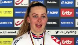 Championnat du monde sur route 2021 - CLM - Juniors - Zoe Backstedt, 2nd for 11 ": "I'm not disappointed not to be first and happy with the silver medal"
