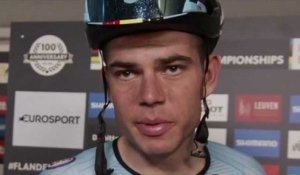 Championnat du monde sur route 2021 - Wout Van Aert : "I am human and I did not manage to follow Julian Alaphilippe!"