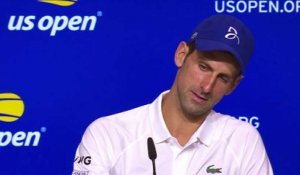 US Open 2021 - Novak Djokovic : "I know we want to talk about history. I know it's on the line. I'm aware of it"