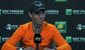 ATP - Indian Wells 2022 - Rafael Nadal : ""Right now, I can't be happier... "