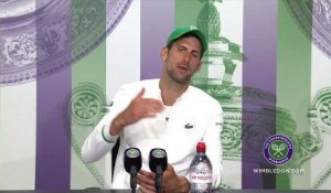 Wimbledon 2021 - Novak Djokovic : "Roger Federer and Rafael Nadal are the reason I'm here today"