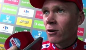 La Vuelta 2017 - Chris Froome : "J'ai payé les efforts du chrono"
