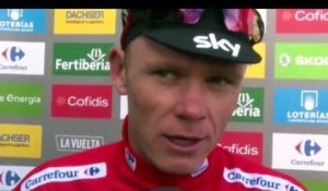 La Vuelta 2017 - Chris Froome : "On nous a laissé faire le travail mais je suis toujours leader"
