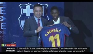 Zap Sport : Ousmane Dembélé présenté à Barcelone (Vidéo)