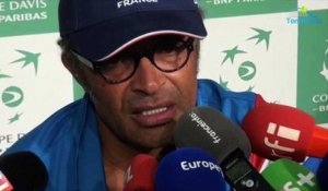 Coupe Davis 2017 - FRA-BEL - Yannick Noah : "S'ils avaient perdu, ç'aurait été chaud pour ma gueule !"
