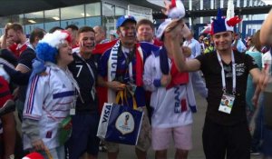 Mondial: les supporters de Bleus enthousiastes après l'Uruguay