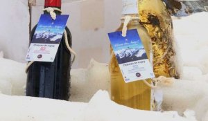 Sous la glace, à 2400 mètres, du vin de Bordeaux se magnifie