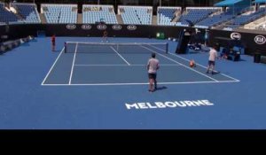 Open d'Australie 2018 - Maria Shaparova à l'entrainement à Melbourne