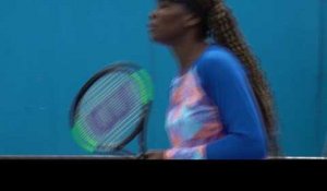 Open d'Australie 2018 - Venus Williams à l'entrainement à Melbourne