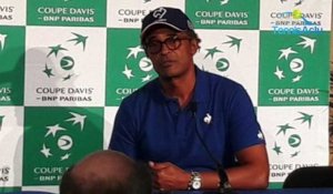 Coupe Davis 2018 #FRANED - Yannick Noah : "Il faut serrer les miches mais ça  va aller"