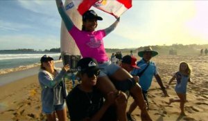 Surf: Vahine Fierro reine des juniors