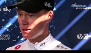 Tour de France 2018 - Chris Froome : "Geraint Thomas devant, c'est pas un problème pour nous la Team Sky"