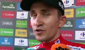 Tour d'Espagne 2018 - Michal Kwiatkowski : "Je suis content d'avoir encore le maillot rouge de leader car ce fut une dure journée"