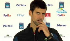 ATP - Nitto ATP Finals 2018 - Novak Djokovic : "Zverev est le leader de la Next Gen, le tennis est entre de bonnes mains"