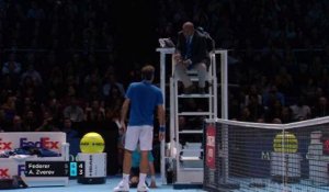 ATP - Nitto ATP Finals2018 - Roger Federer éliminé par Alexander Zverev, le point où tout bascule !