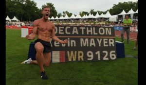 Kévin Mayer bat le record du monde du décathlon