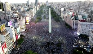 Mondial : les Argentins fêtent le titre jusqu'au bout de la nuit