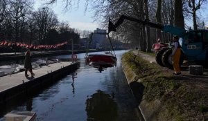 Lille : les bateaux de Marins d'eau douce reprennent le large