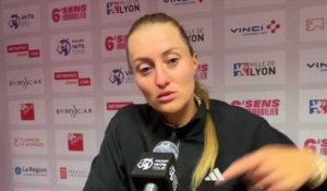 WTA - Open 6e Sens - Lyon 2023 - Kristina Mladenovic : "Cela m'aurait fait du bien de gagner ce match !