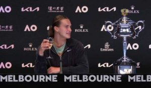 Open d'Australie 2023 - Aryna Sabalenka : "It is crazy ! Winning Grand Slam, of course, it's not the last one on my list"