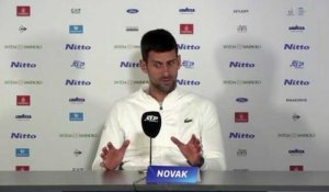 ATP - Nitto ATP Finals 2022 - Novak Djokovic at the Australian Open ? :  "There is nothing official yet, we are waiting, my lawyers are discussing with the Australian government, that's all I can say for the moment"