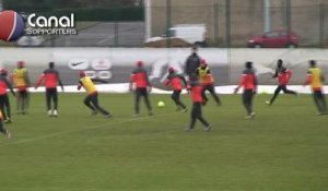 PSG - La séance d'entrainement du jour (19/12/12)