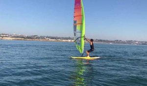 Voile. Entraînement de l'équipe de France planche à voile RS:X à Brest