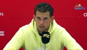 ATP - Montréal 2019 - Dominic Thiem, from clay to hard : "The transition, it's keep going"