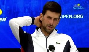 US Open 2019 - The enormous relief of Novak Djokovic "happy"