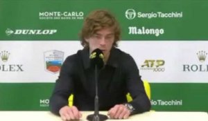 ATP - Rolex Monte-Carlo 2021 - Andrey Rublev : "Stefanos Tsitsipas is definitely one of the top guys I play the most"